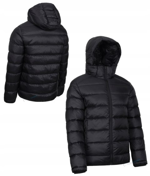 4F MĘSKA KURTKA ZIMOWA Z NATURALNYM WYPEŁNIENIEM | ODPINANY KAPTUR | S