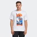ADIDAS KOSZULKA MĘSKA T-SHIRT 100% BAWEŁNA Z GRAFIKĄ WAKACYJNA / roz. 4XL