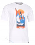 ADIDAS KOSZULKA MĘSKA T-SHIRT 100% BAWEŁNA Z GRAFIKĄ WAKACYJNA / roz. L