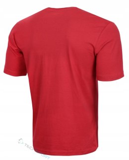 ADIDAS WYGODNA KOSZULKA MĘSKA T-SHIRT 100% BAWEŁNA CZERWONA/ roz. 4XL
