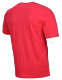 ADIDAS WYGODNA KOSZULKA MĘSKA T-SHIRT 100% BAWEŁNA CZERWONA / roz. M