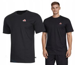 ADIDAS WYGODNA KOSZULKA MĘSKA T-SHIRT Z HAFTEM 100% BAWEŁNA CZARNA / XXL