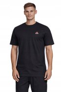 ADIDAS WYGODNA KOSZULKA MĘSKA T-SHIRT Z HAFTEM 100% BAWEŁNA CZARNA / XXL