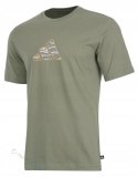 ADIDAS WYGODNA MĘSKA KOSZULKA T-SHIRT 100% BAWEŁNA DUŻE LOGO OLIWKA / 4XL