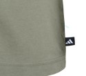 ADIDAS WYGODNA MĘSKA KOSZULKA T-SHIRT 100% BAWEŁNA DUŻE LOGO OLIWKA / 4XL