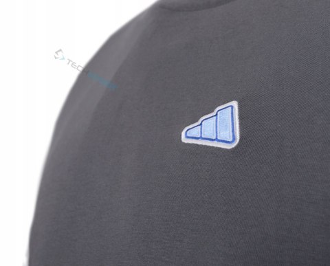 WYGODNA MĘSKA KOSZULKA TRENINGOWA ADIDAS 100% BAWEŁNA SZARA / roz. XL