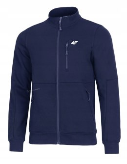 4F OCIEPLANA MĘSKA BLUZA BOMBERKA ROZPINANA BAWEŁNIANA ZAMKI / rozm XL