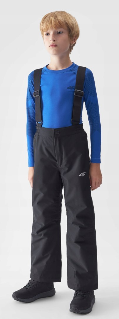 4F CHŁOPIĘCE SPODNIE NARCIARSKIE OCIEPLANE membrana / rozm 158