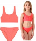 4F DZIEWCZĘCY DWUCZĘŚCIOWY STRÓJ BIKINI KOSTIUM ZESTAW rozm 134/140