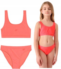 4F DZIEWCZĘCY DWUCZĘŚCIOWY STRÓJ BIKINI KOSTIUM ZESTAW rozm 134/140