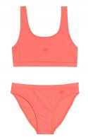 4F DZIEWCZĘCY DWUCZĘŚCIOWY STRÓJ BIKINI KOSTIUM ZESTAW rozm 134/140