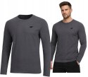 4F MĘSKA KOSZULKA Z DŁUGIM RĘKAWEM LONGSLEEVE BAWEŁNA / rozm XL