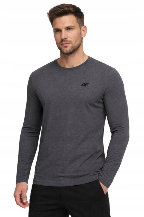 4F MĘSKA KOSZULKA Z DŁUGIM RĘKAWEM LONGSLEEVE BAWEŁNA / rozm M