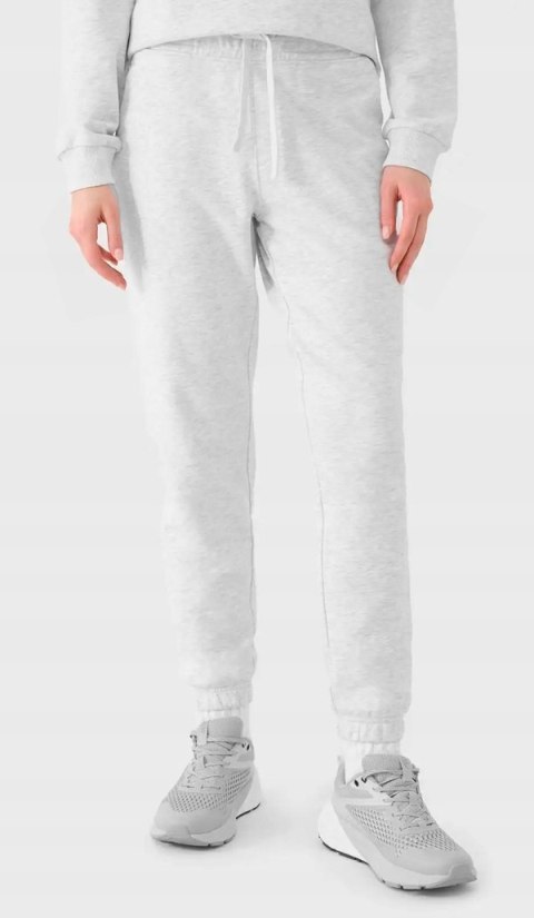 4F DAMSKIE SPODNIE DRESOWE BAWEŁNA JOGGERY / rozm S