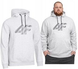 4F OCIEPLANA MĘSKA BLUZA DRESOWA Z KAPTUREM KANGURKA / rozm XXXL 3XL