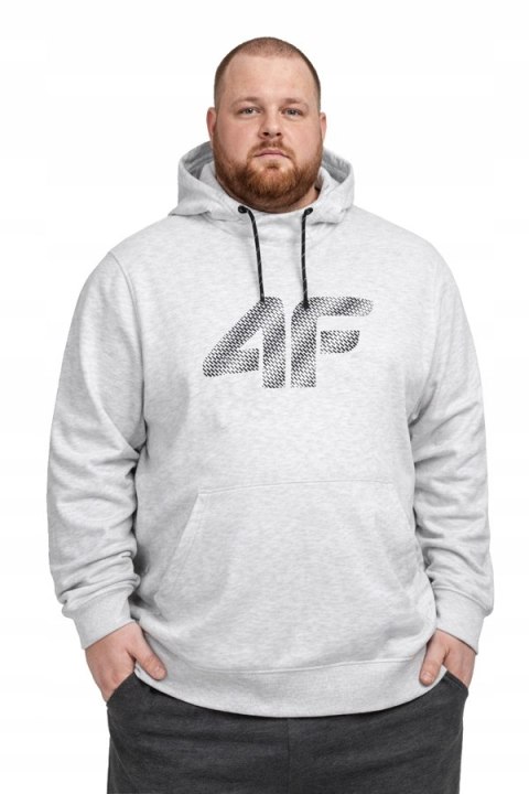 4F OCIEPLANA MĘSKA BLUZA DRESOWA Z KAPTUREM KANGURKA / rozm XXXXXL 5XL