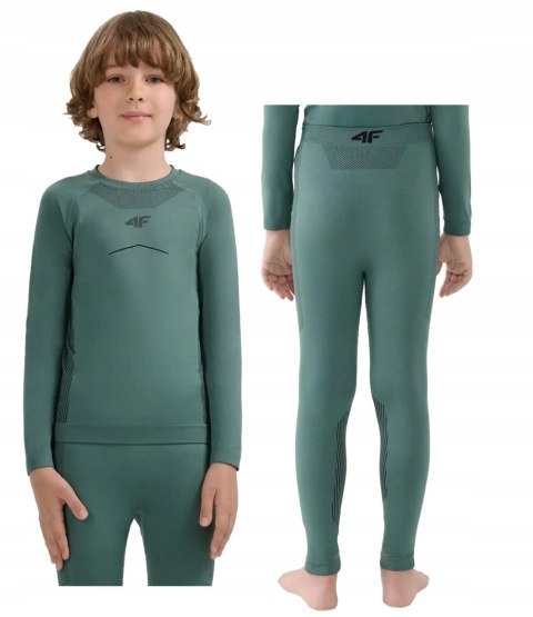 4F KOMPLET JUNIORSKA BIELIZNA TERMOAKTYWNA TERMICZNA DZIECIĘCA rozm 128/134