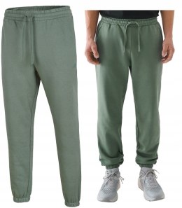 4F OCIEPLANE MĘSKIE SPODNIE DRESOWE DRESY JOGGERY BAWEŁNA / rozm XL