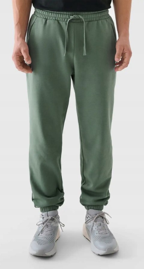 4F OCIEPLANE MĘSKIE SPODNIE DRESOWE DRESY JOGGERY BAWEŁNA / rozm XL