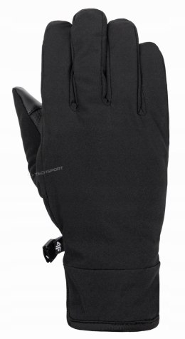 4F CIENKIE OCIEPLANE RĘKAWICZKI SOFTSHELLOWE DOTYK / rozm S