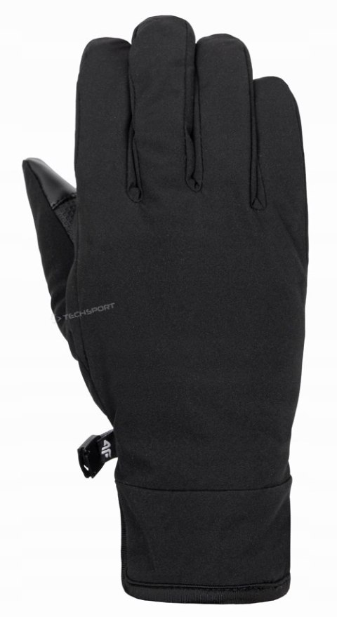4F CIENKIE OCIEPLANE RĘKAWICZKI SOFTSHELLOWE DOTYK / rozm S