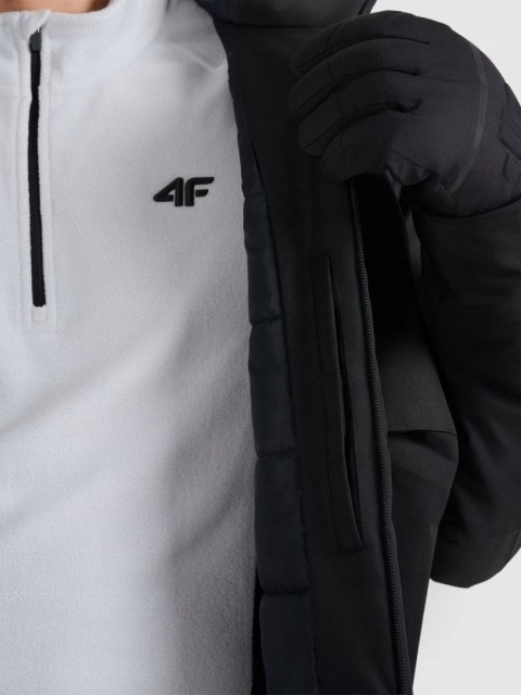 4F MĘSKA KURTKA ZIMOWA OCIEPLANA Z KAPTUREM | MEMBRANA 5000 NEO-DRY | L