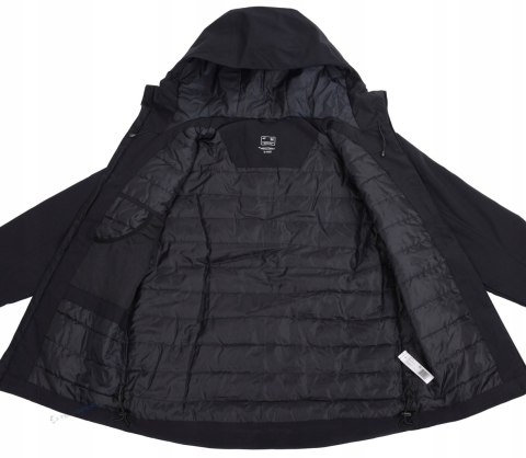 4F MĘSKA KURTKA ZIMOWA OCIEPLANA Z KAPTUREM | MEMBRANA 5000 NEO-DRY | L