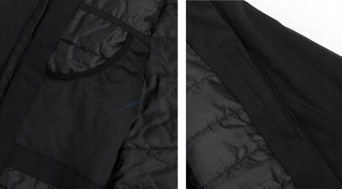 4F MĘSKA KURTKA ZIMOWA OCIEPLANA Z KAPTUREM | MEMBRANA 5000 NEO-DRY | L