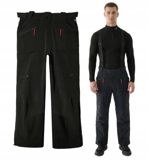 4F MĘSKIE SPODNIE NARCIARSKIE DERMIZAX 20000| WYPEŁNIENIE PRIMALOFT | S