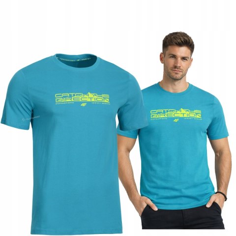 4F MĘSKA KOSZULKA T-SHIRT 100% BAWEŁNA / rozm L