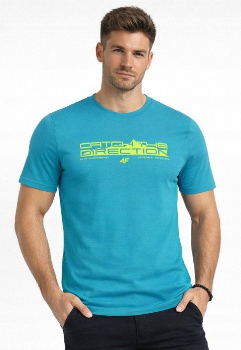 4F MĘSKA KOSZULKA T-SHIRT 100% BAWEŁNA / rozm L