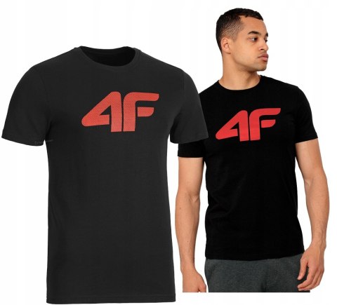 4F MĘSKA KOSZULKA T-SHIRT BAWEŁNA / rozm M