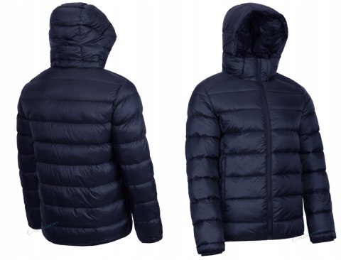 4F MĘSKA KURTKA ZIMOWA PUCHOWA Z KAPTUREM | NATURALNE WYPEŁNIENIE | S