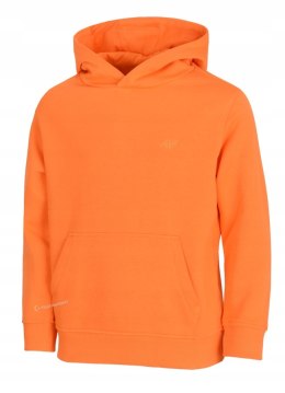 4F OCIEPLANA CHŁOPIĘCA JUNIORSKA BLUZA KANGURKA Z KAPTUREM / rozm 164