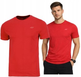 4F MĘSKA KOSZULKA T-SHIRT BAWEŁNA / rozm L