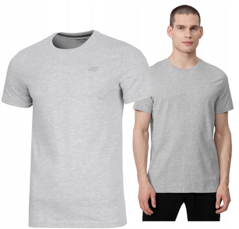 4F MĘSKA KOSZULKA T-SHIRT BAWEŁNA / rozm L