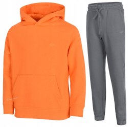 4F OCIEPLANY CHŁOPIĘCY DRES KOMPLET BLUZA KANGURKA SPODNIE / rozm 164