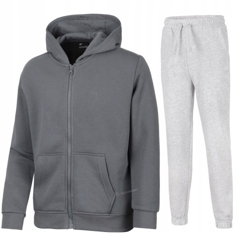 4F CHŁOPIĘCY DRES KOMPLET BLUZA ROZPINANA SPODNIE / rozm 158