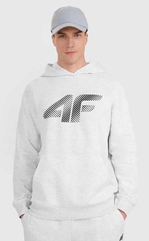 4F OCIEPLANA MĘSKA BLUZA DRESOWA Z KAPTUREM KANGURKA / rozm XXL