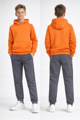 4F OCIEPLANY CHŁOPIĘCY DRES KOMPLET BLUZA KANGURKA SPODNIE / rozm 140