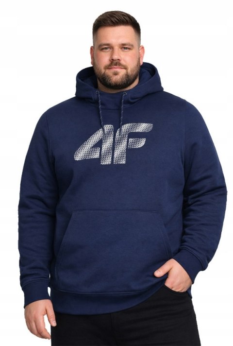 4F OCIEPLANA MĘSKA BLUZA DRESOWA Z KAPTUREM KANGURKA / rozm XXXXL 4XL