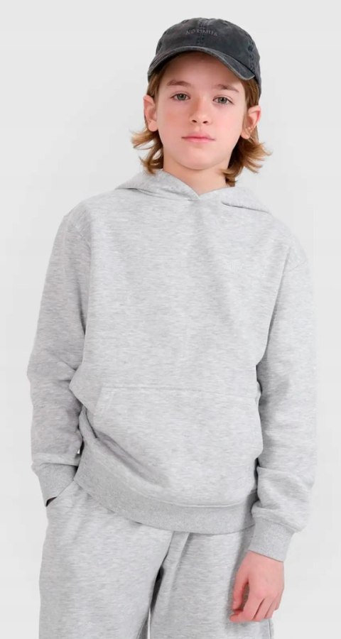 4F OCIEPLANY CHŁOPIĘCY DRES KOMPLET BLUZA KANGURKA SPODNIE / rozm 146