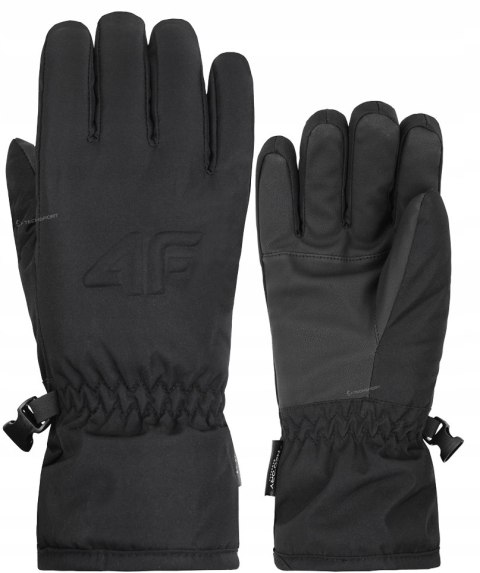 4F JUNIORSKIE RĘKAWICE NARCIARSKIE ZIMOWE RĘKAWICZKI OCIEPLANE / rozm XL