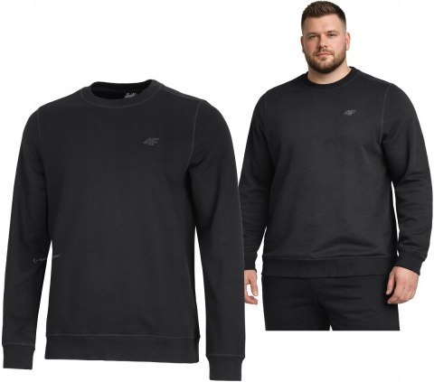 4F MĘSKA BLUZA DRESOWA NIEROZPINANA BAWEŁNA / rozm XXXL 3XL