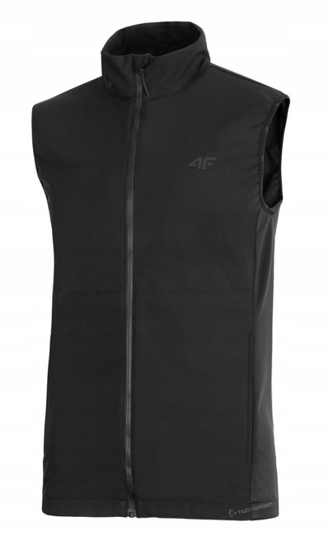 4F MĘSKA KAMIZELKA SOFTSHELLOWA BEZRĘKAWNIK / M