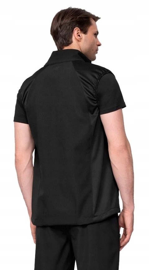 4F MĘSKA KAMIZELKA SOFTSHELLOWA BEZRĘKAWNIK / M