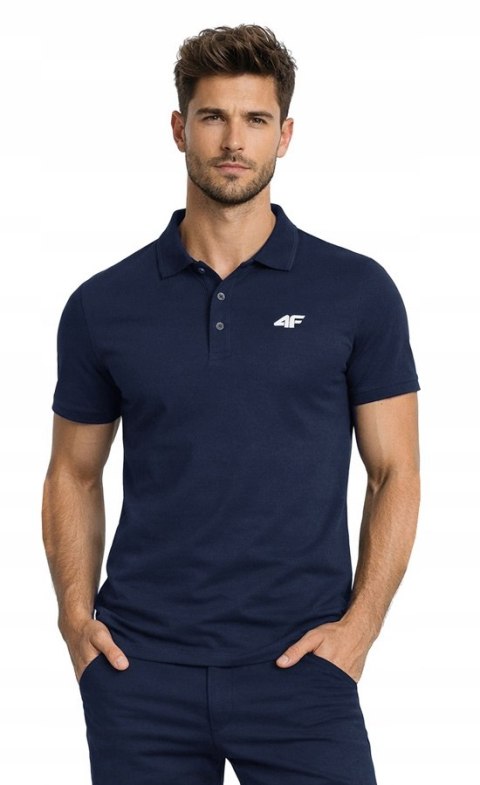 4F MĘSKA KOSZULKA POLO POLÓWKA BAWEŁNA / rozm L