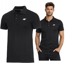 4F MĘSKA KOSZULKA POLO POLÓWKA BAWEŁNA / rozm XL