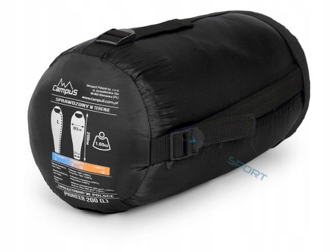 MARKOWY ŚPIWOR MUMIA CAMPUS PIONEER 200 ZAMEK PRAWY