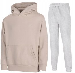 4F CHŁOPIĘCY DRES KOMPLET BLUZA KANGURKA SPODNIE / rozm 140